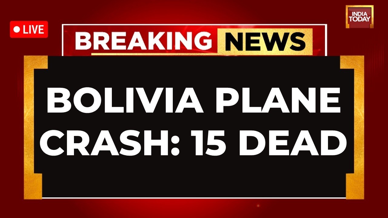 Bolivia Plane Crash LIVE: Bolivia Plane Crash Kills 15 | Bolivia Crash News | Bolivia News LIVE