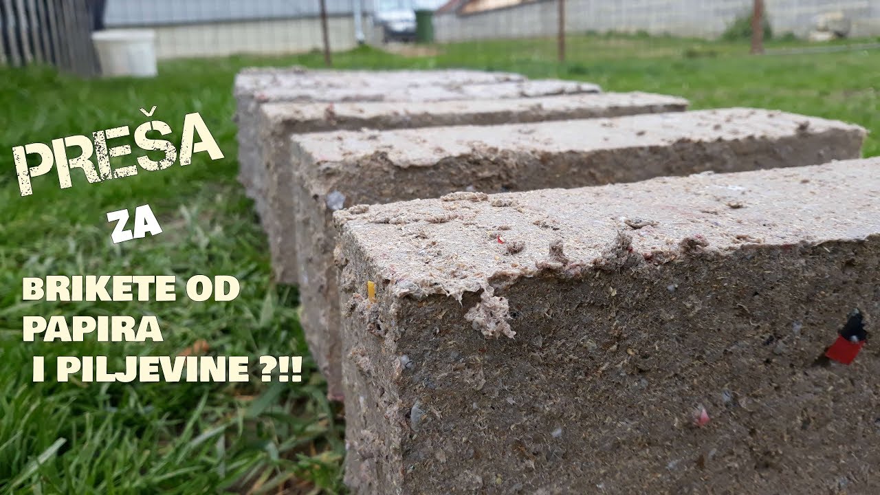 PRE&Scaron;A ZA BRIKETE OD PAPIRA I PILJEVINE ?!!