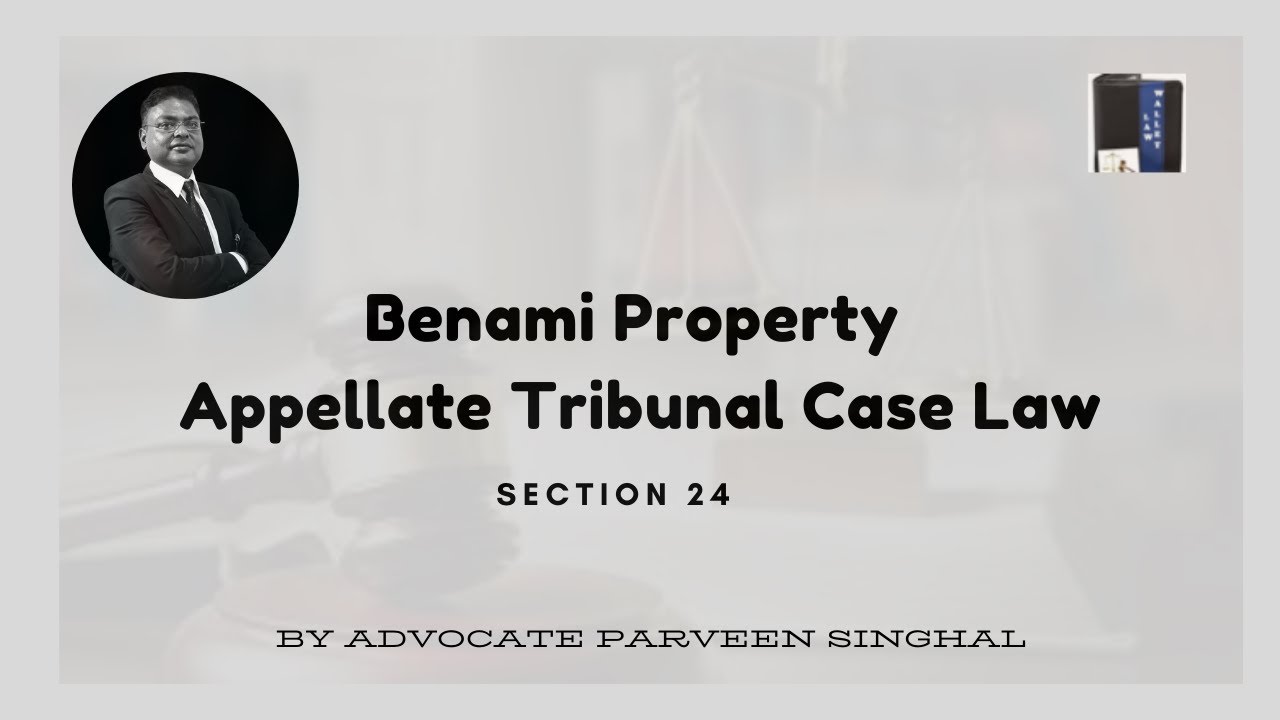 Benami Property Case Law
