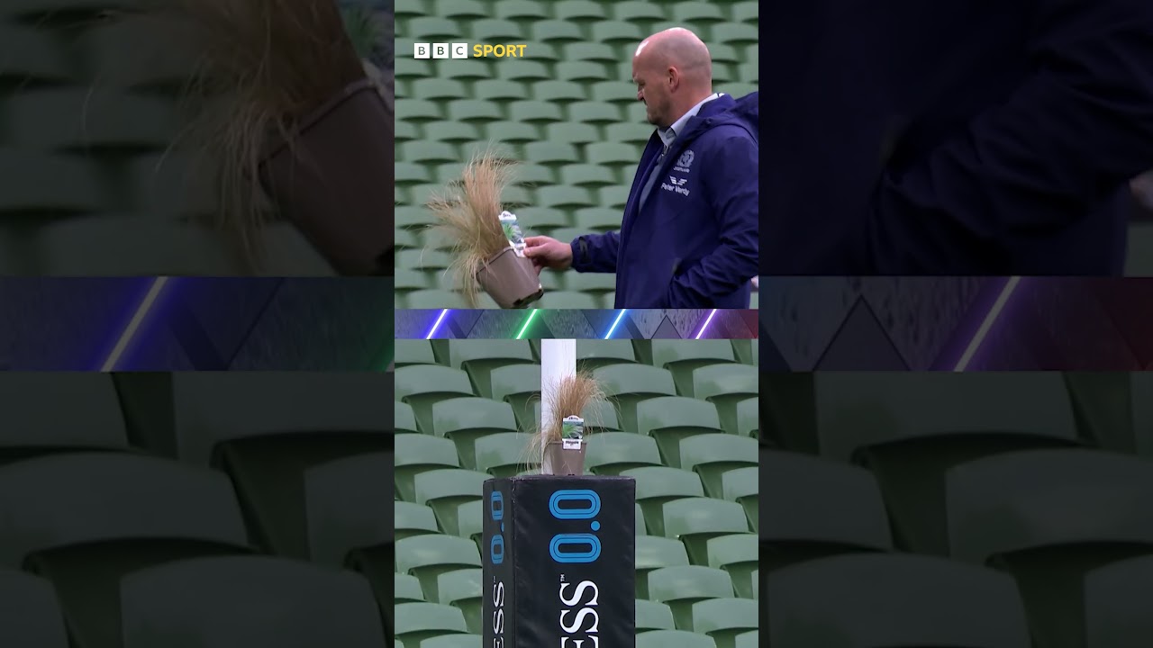 Gregor Townsend had no clue what was going on here 😭