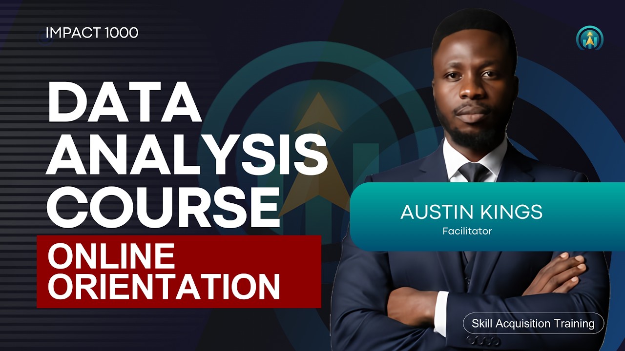 Data analysis Course - online orientation