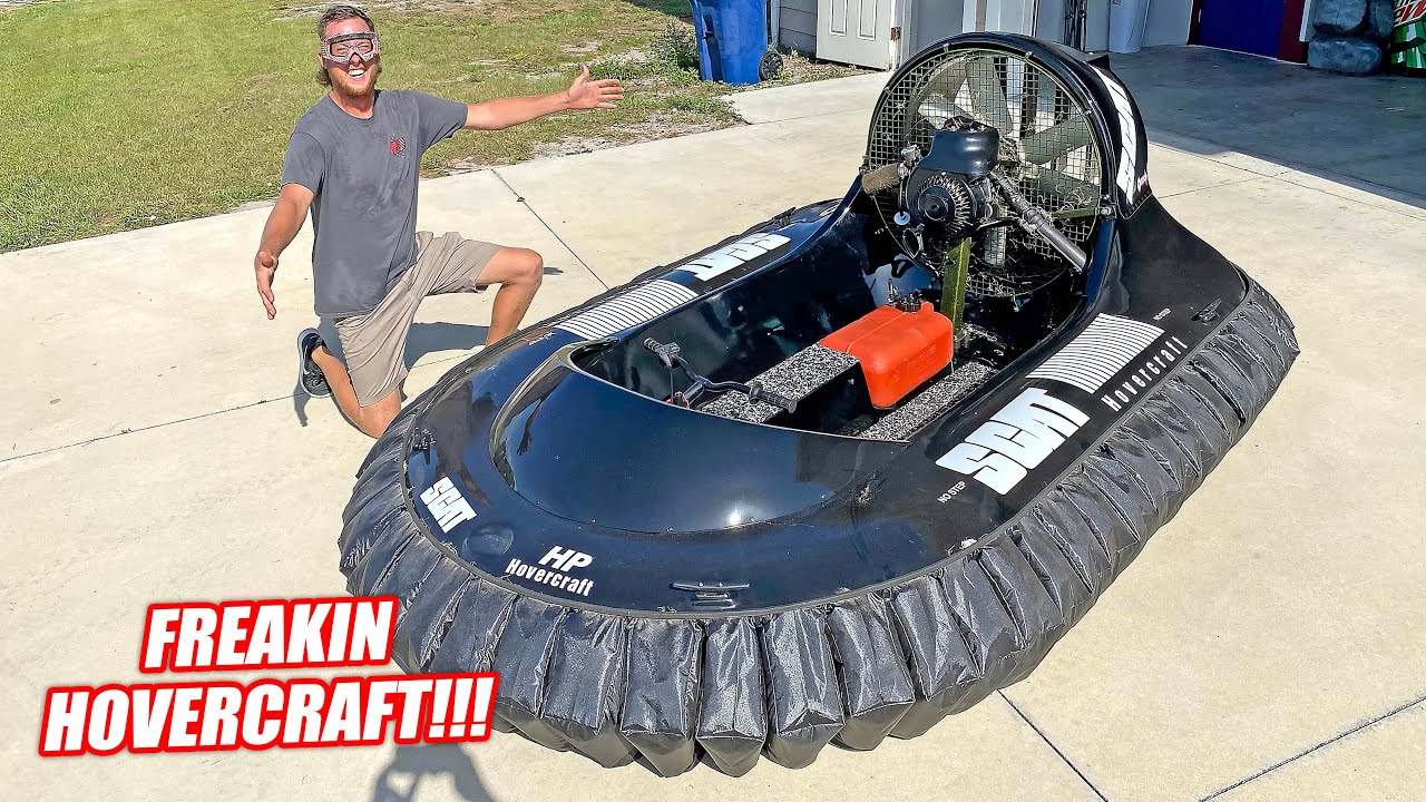 We Bought a Running and Flying HOVERCRAFT!!!! (it's a ripper)