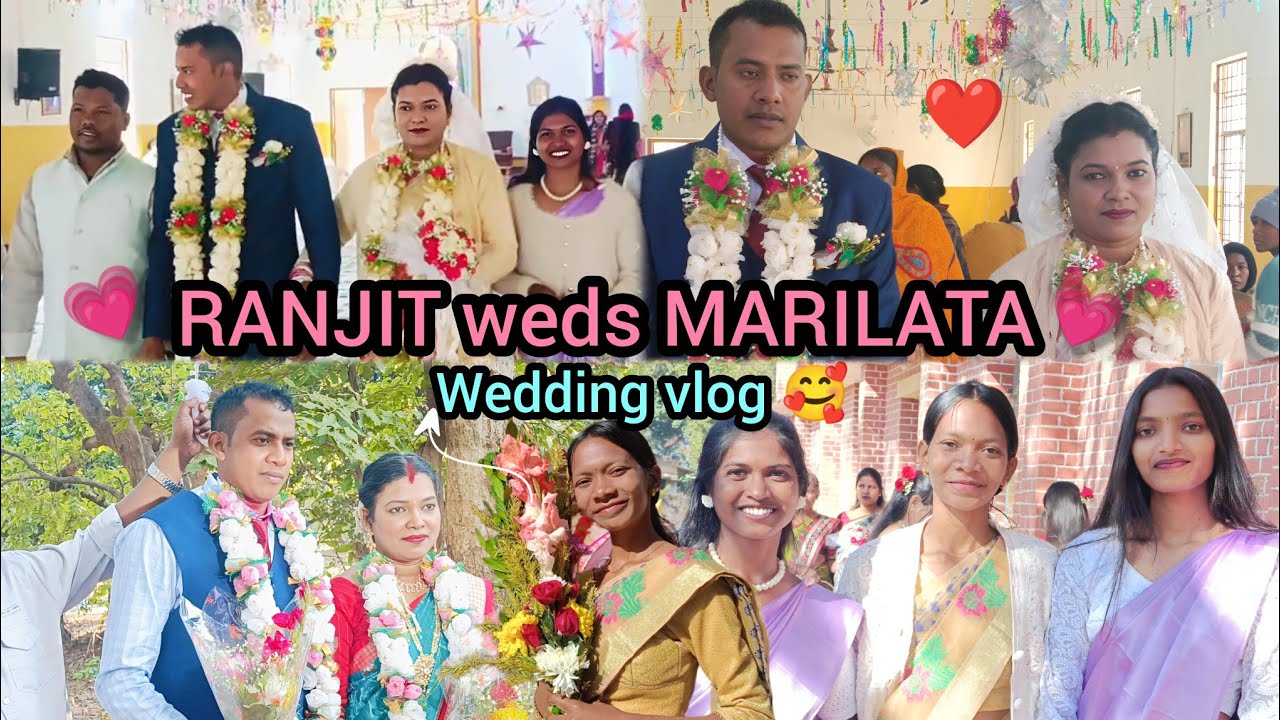 Ranjit weds  Marilata wedding vlog ✨💓#weddingvlog #christianwedding #vlogging @akkuvlog031 