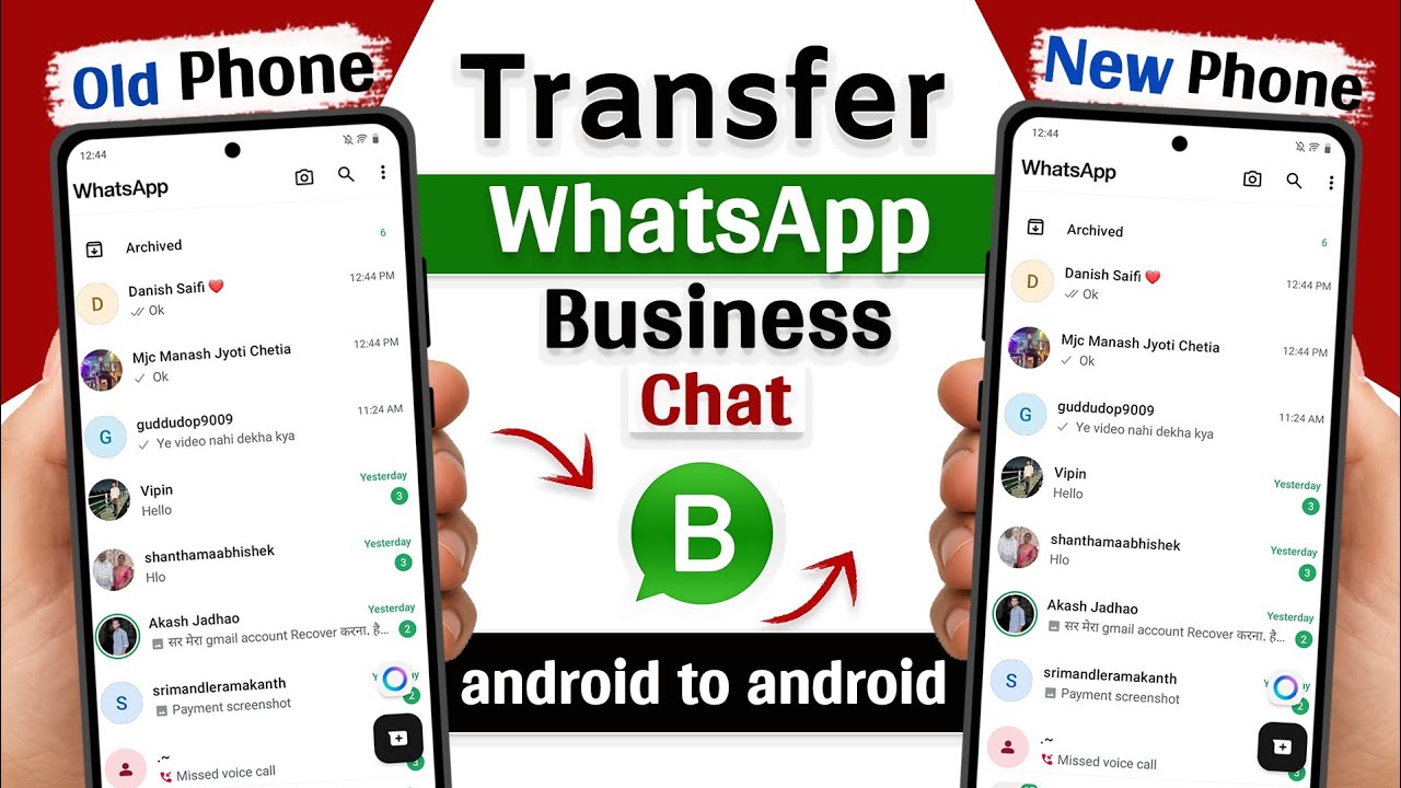 How To Transfer WhatsApp business chat from old phone to new phone | WhatsApp Business Chat Transfer