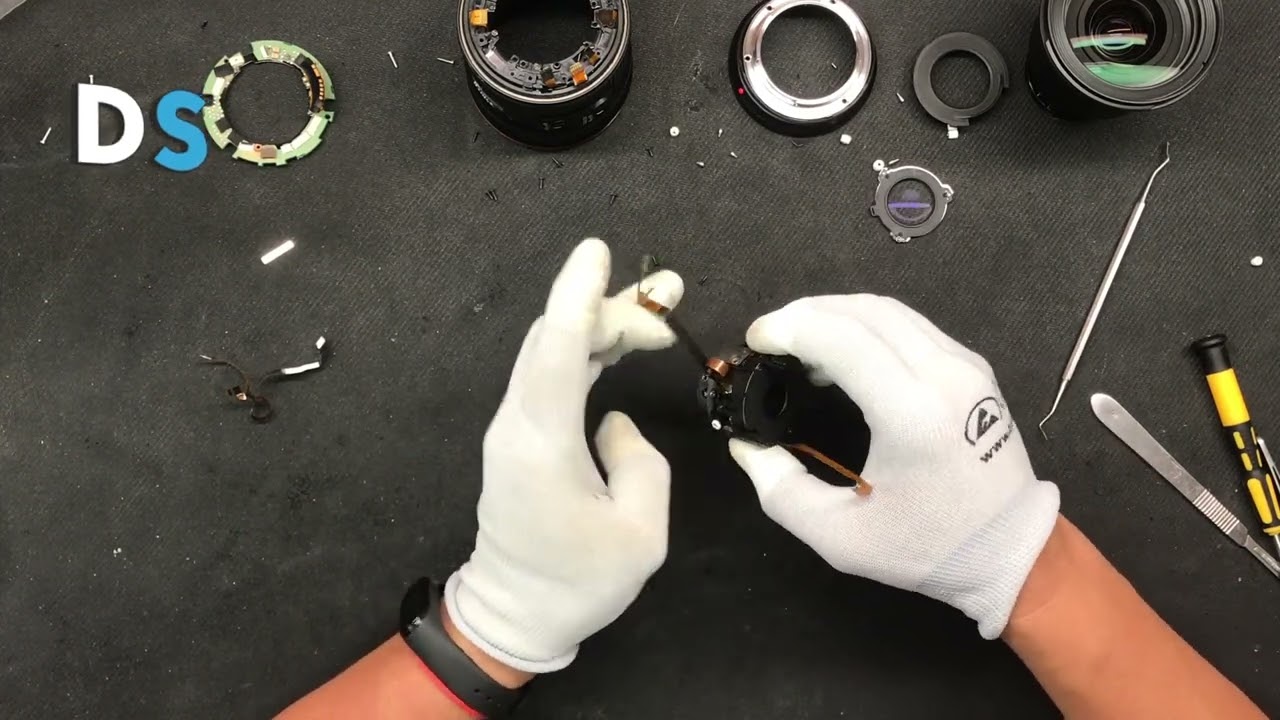 How to  repair Canon lens EF 24-70 F4 L IS Defective flex(aperture)