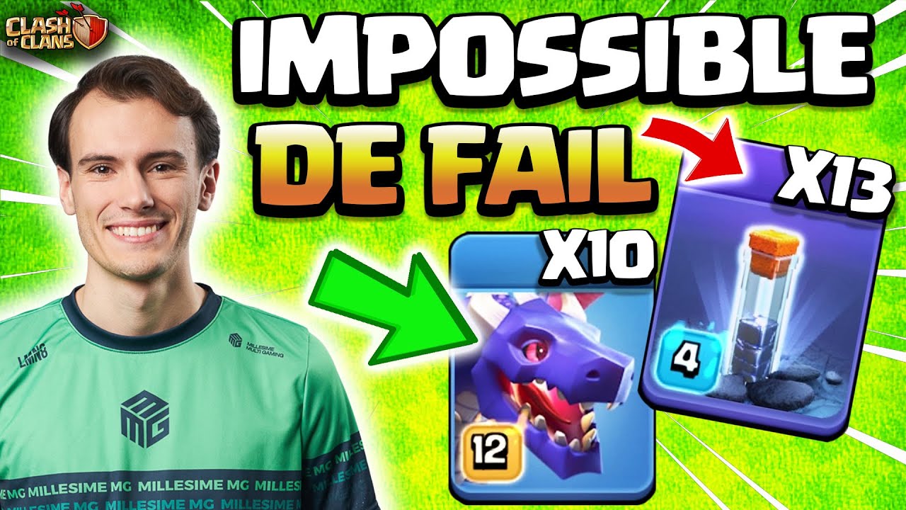 🔥 Cette NOUVELLE compo Dragons HDV 18 D&Eacute;TRUIT absolument tout ! {Clash of Clans}