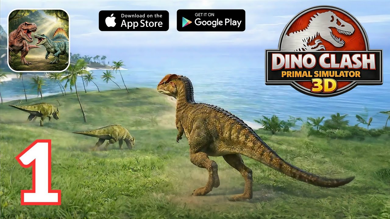 Jurassic Clash Dino Primal Simulator 3D (Early Access) | Gameplay Part 1 | Android iOS | Open World