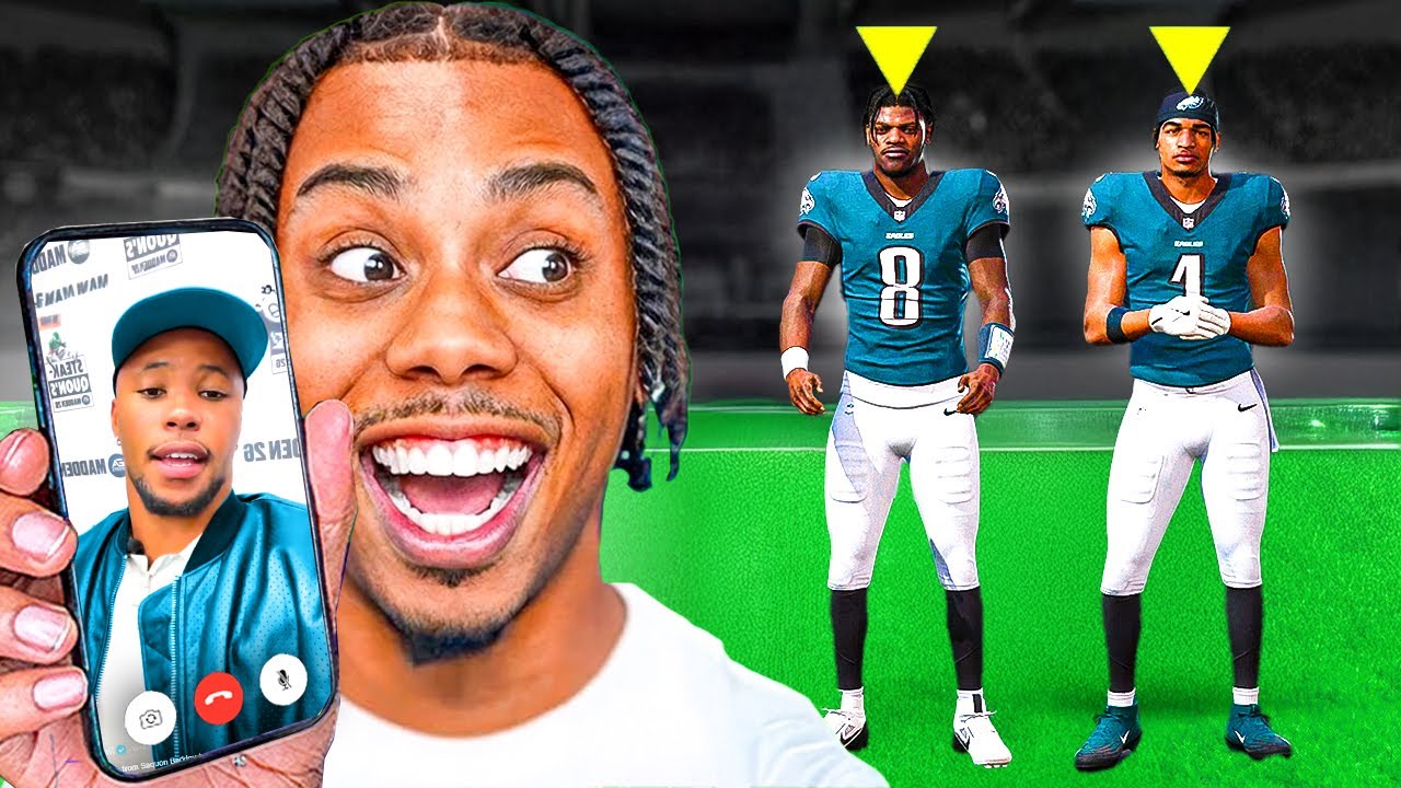 I CALLED Saquon Barkley To DRAFT My Team!!! *Character AI*