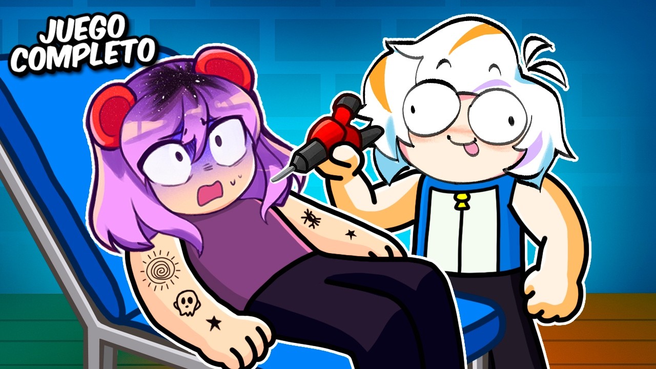 CONSTRUI UNA TIENDA DE TATUAJES CON MI NOVIA COMPLETO (TATTO STUDIO TYCOON ROBLOX)