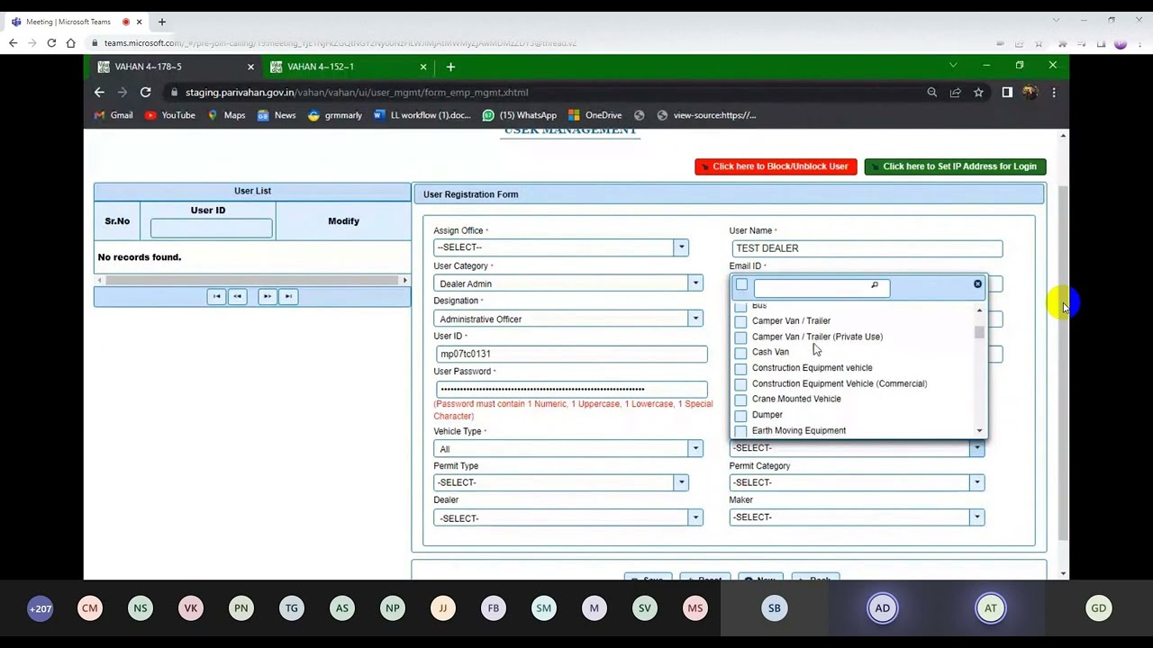VAHAN 4.0 - Training for RTO officials and Dealers