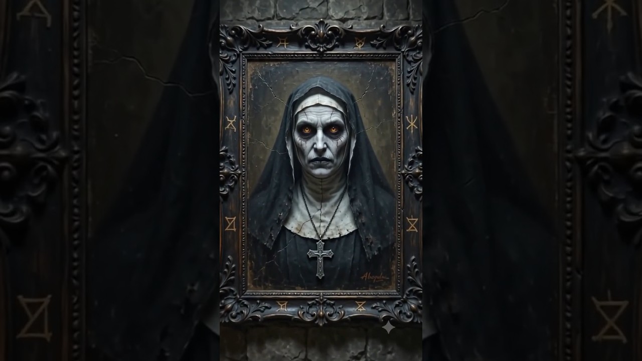 The Cursed Abbess Escaped the Painting... 😱 #viral #horror #youtubeshorts #shorts