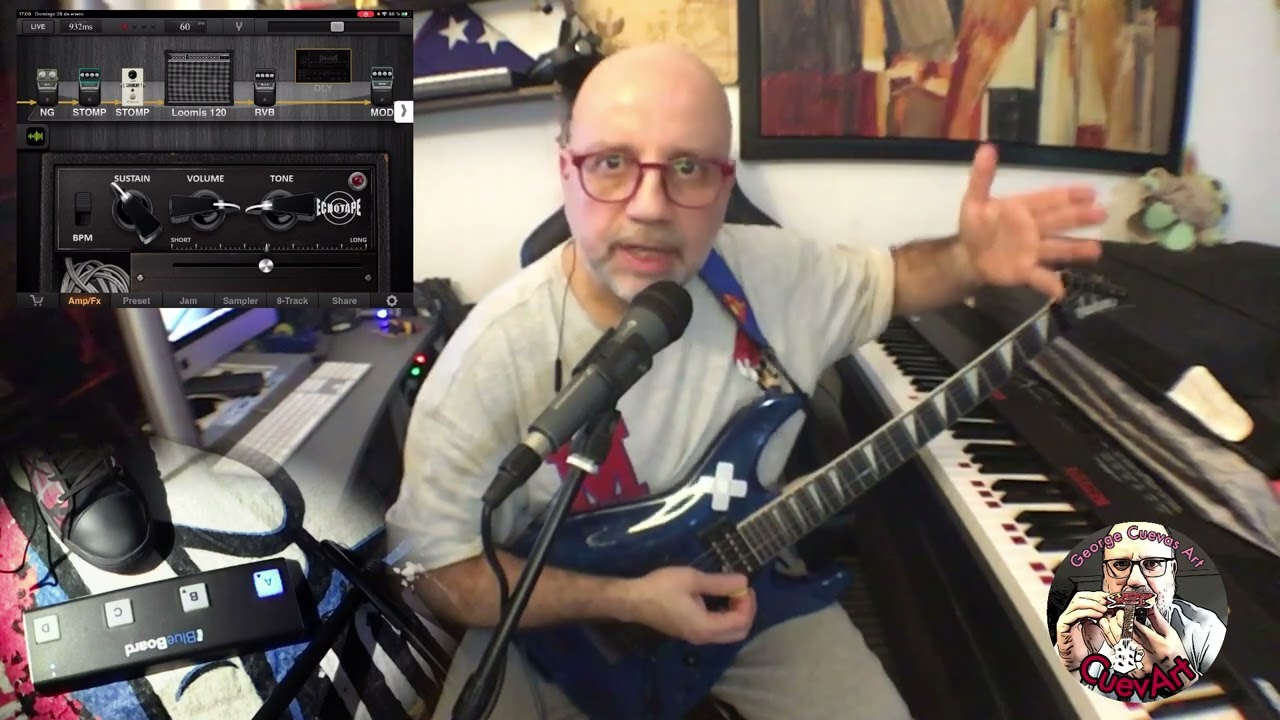 Cerati-Estoy Azulado - turorial rápido - y y efectos de guitarra!!! 😉🎸