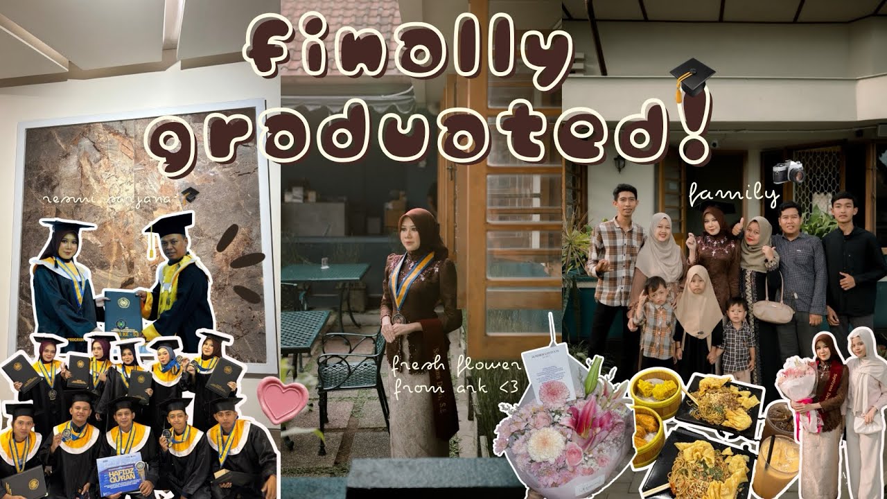 VLOG | finally graduated! 🎓🌷💗✨