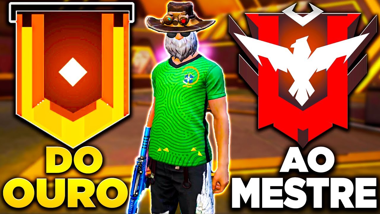 DO OURO AO MESTRE JOGANDO DE SKYLER (SEM DOBRO DE PONTOS) TEMPORADA 23 🎯 HIGHLIGHT VIKIN FREE FIRE