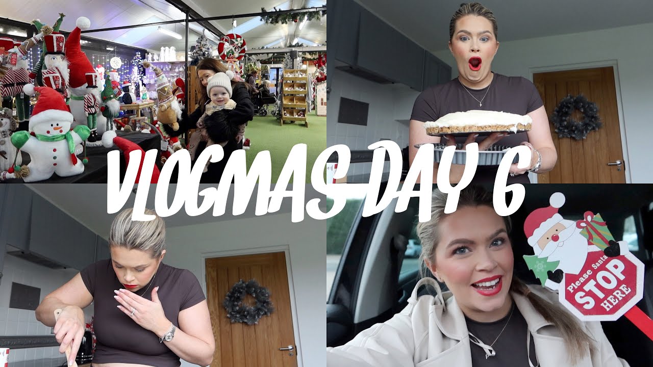 ANNUAL GARDEN CENTRE TRIP - VLOGMAS DAY 6 | PAIGE