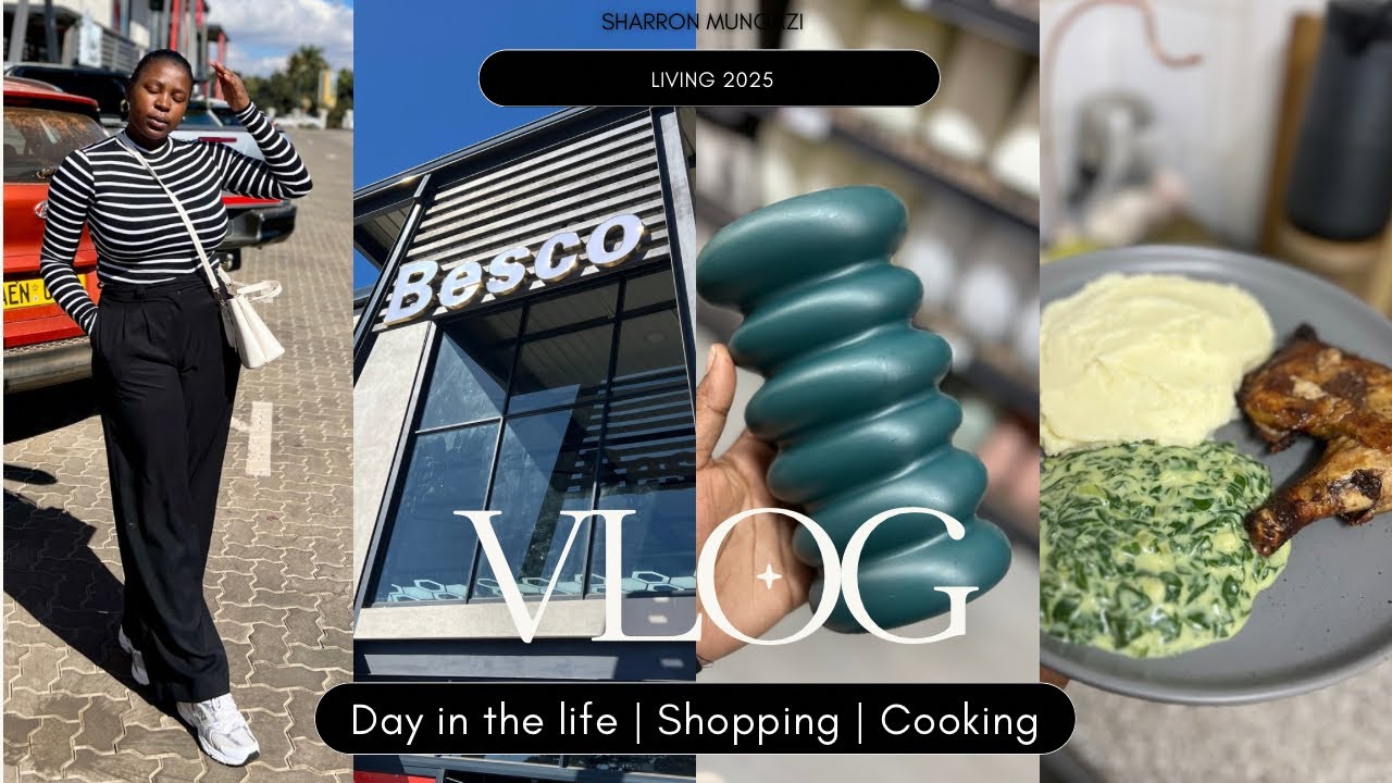 VLOG | Shopping at Besco + Groceries | Let’s Cook | Let’s spend the day together | Zimbabwean vlog