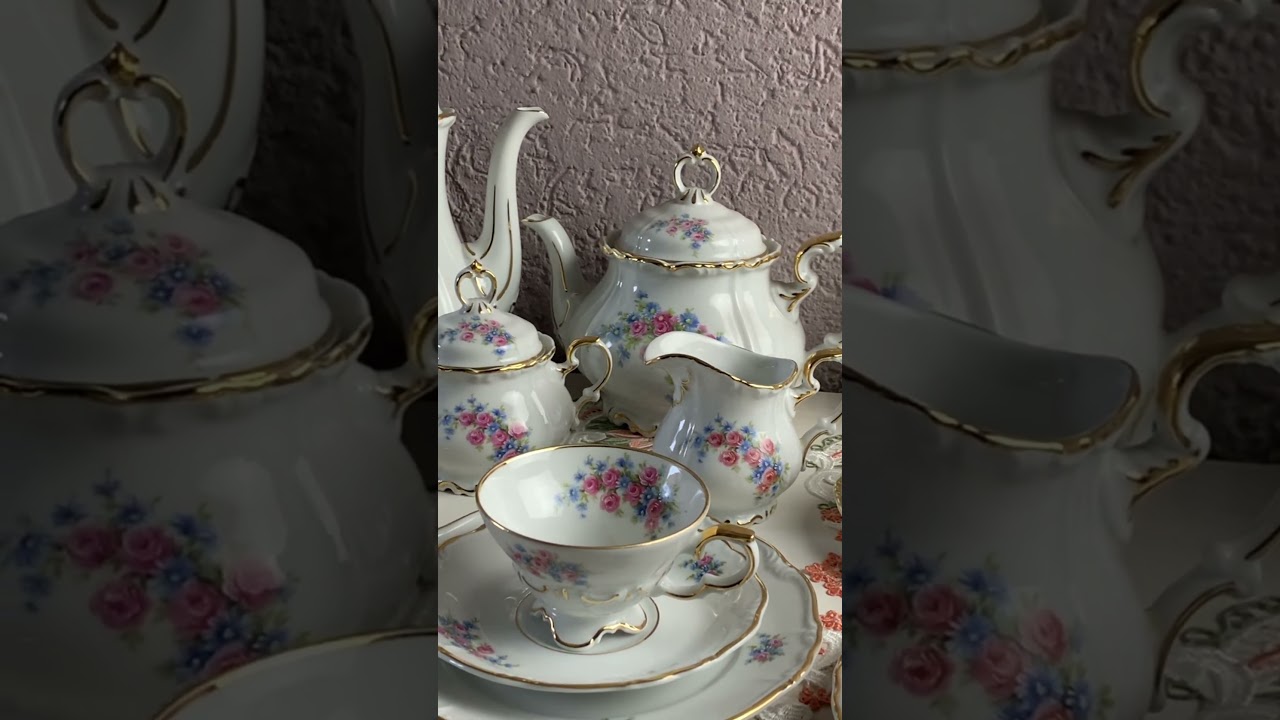 Винтажный сервиз Эдельштайн #фарфор