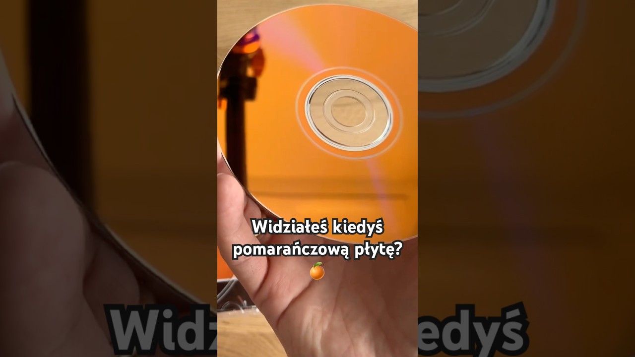 Widziałeś kiedyś POMARAŃCZOWĄ płytę? 🍊 HD DVD-R 15GB