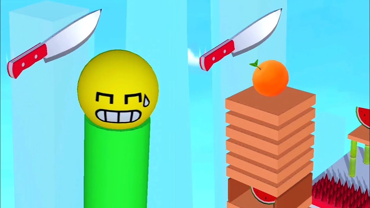 Almost Cut Game! Very Satisfying and Relaxing ASMR Slicing Video