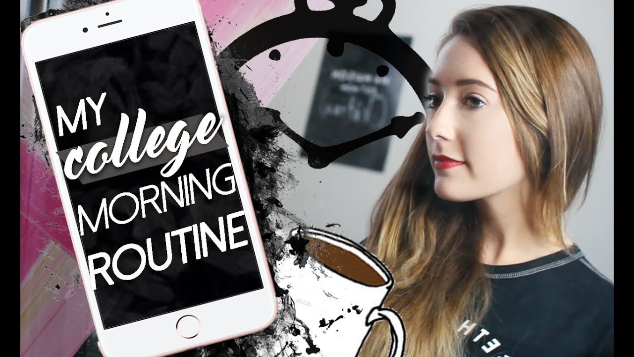 MY COLLEGE MORNING ROUTINE!