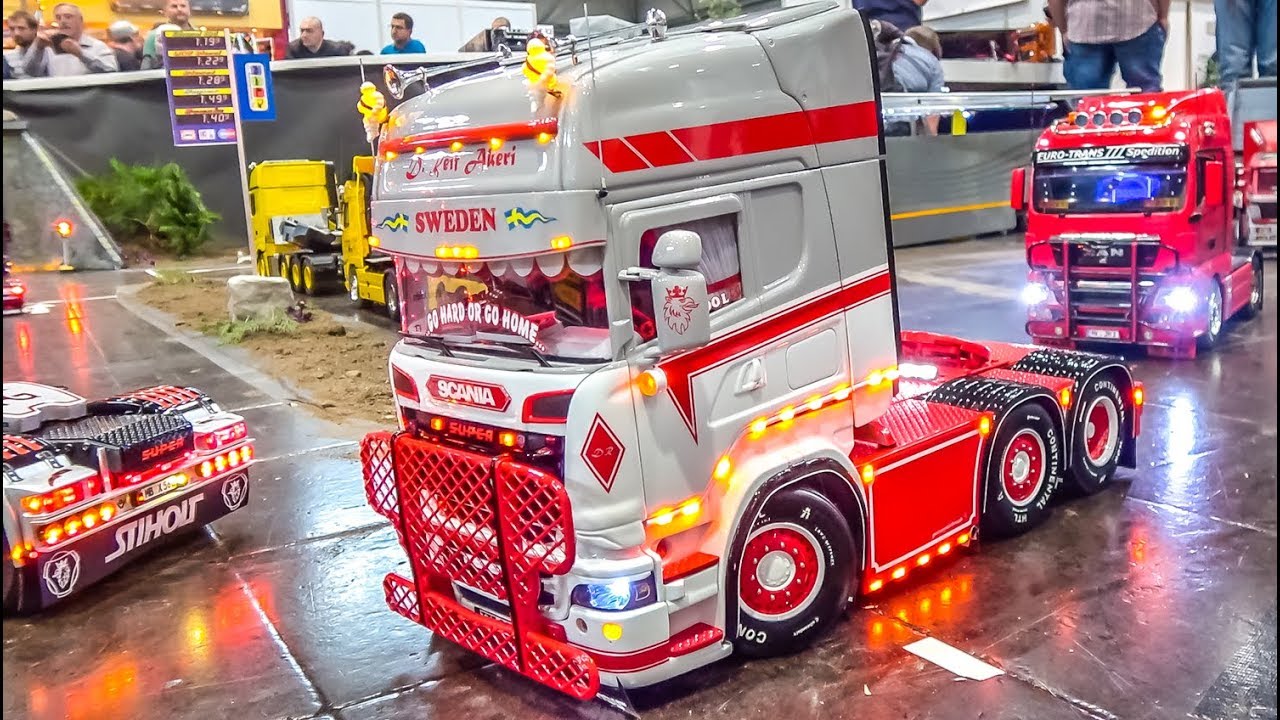 RC truck EXTREME! 15 EPIC R/C semi trucks doing a convoy!