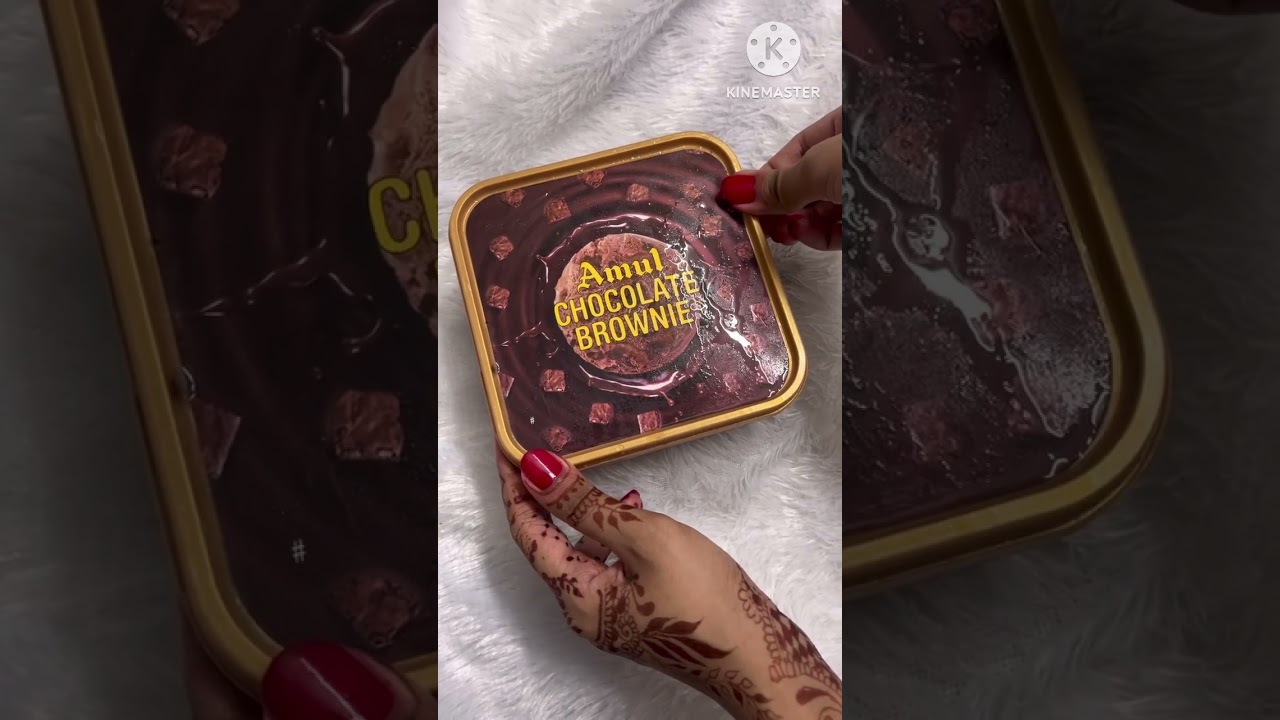 Amul chocolate brownie icecream 
