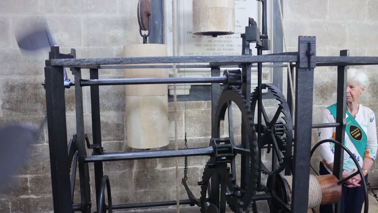 Salisbury cathedral clock chiming
