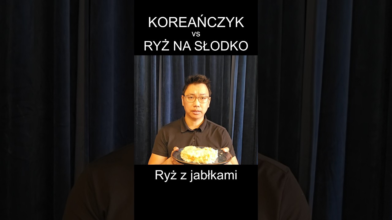 Koreańczyk vs Ryż na słodko #korea #polska #mukbang