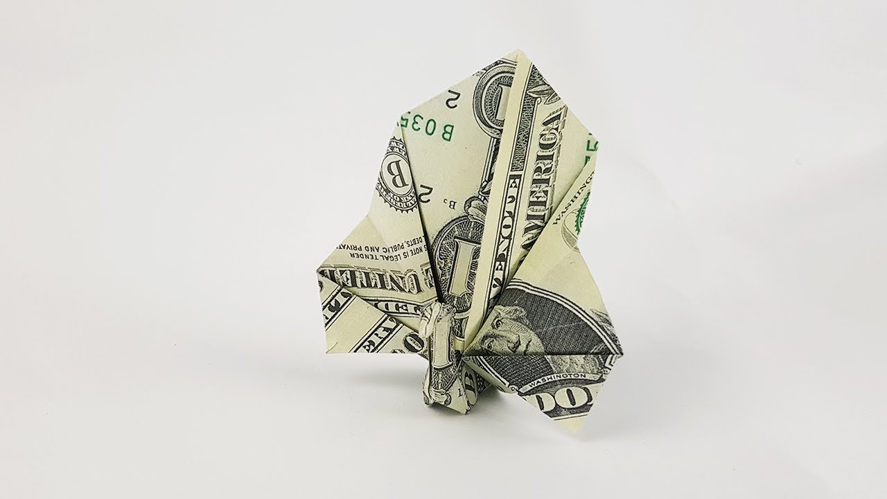 Money Origami Peacock Tutorial -  Money Origami Dollar