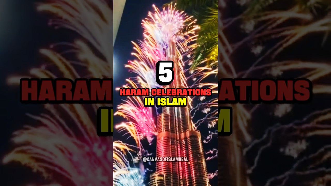 🚫 5 Haram Celebrations in Islam 🎉 #Trending #Haram