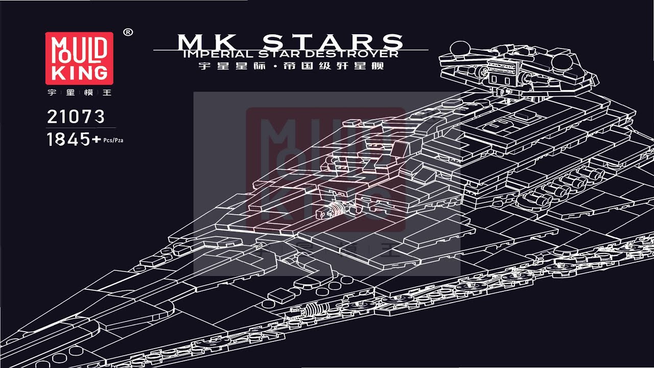 Mould King Instructions - Imperial Star Destroyer - 21073