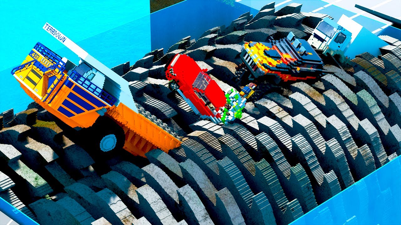 LONG CARS vs SHREDDER in Teardown