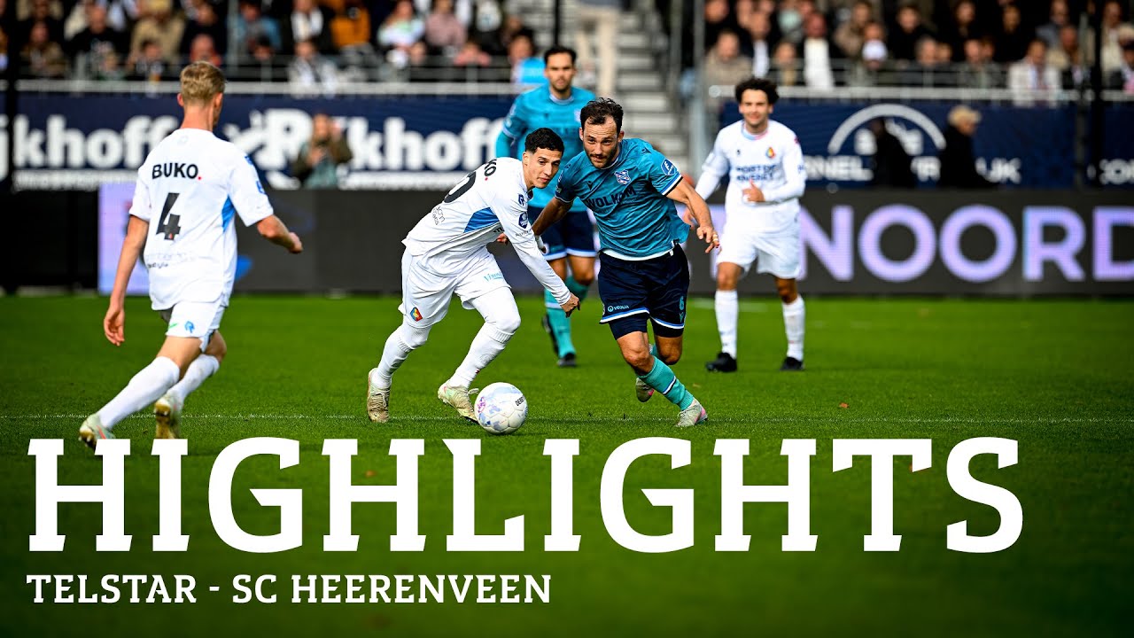 Overwinning in Velsen-Zuid | Highlights Telstar - sc Heerenveen