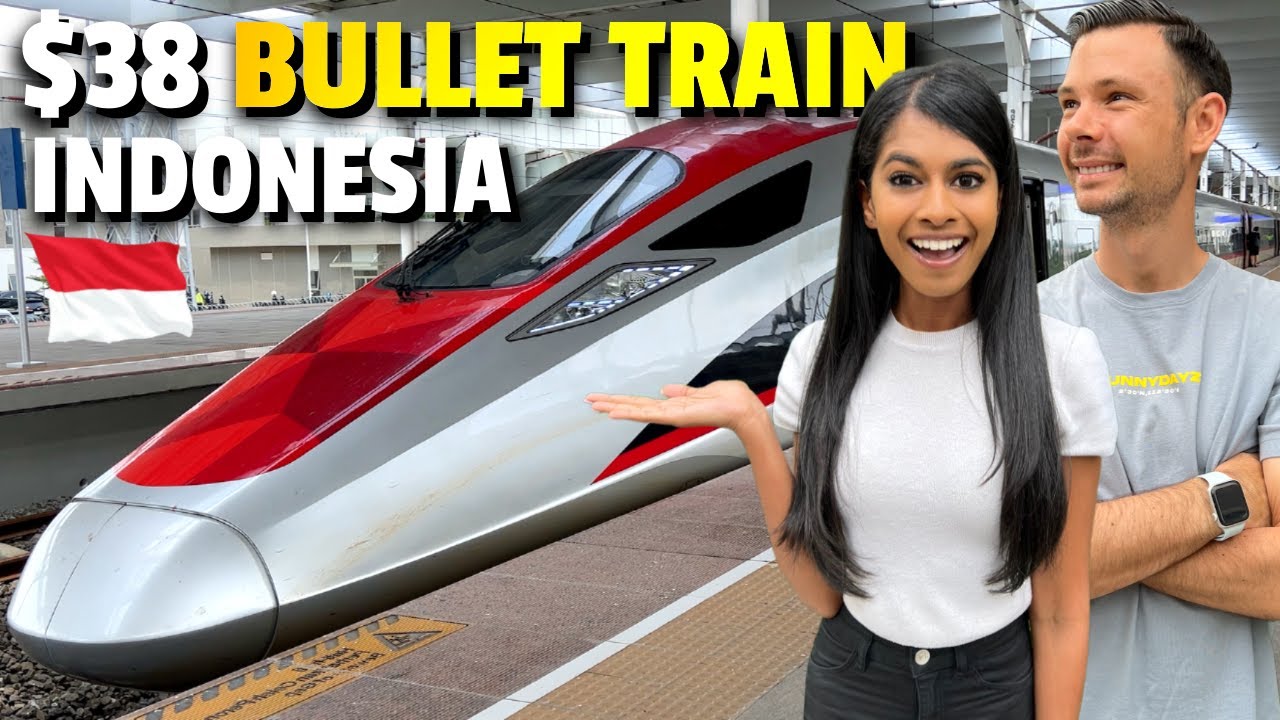 Riding Indonesia's FIRST CLASS Bullet Train from Jakarta to Bandung 🇮🇩