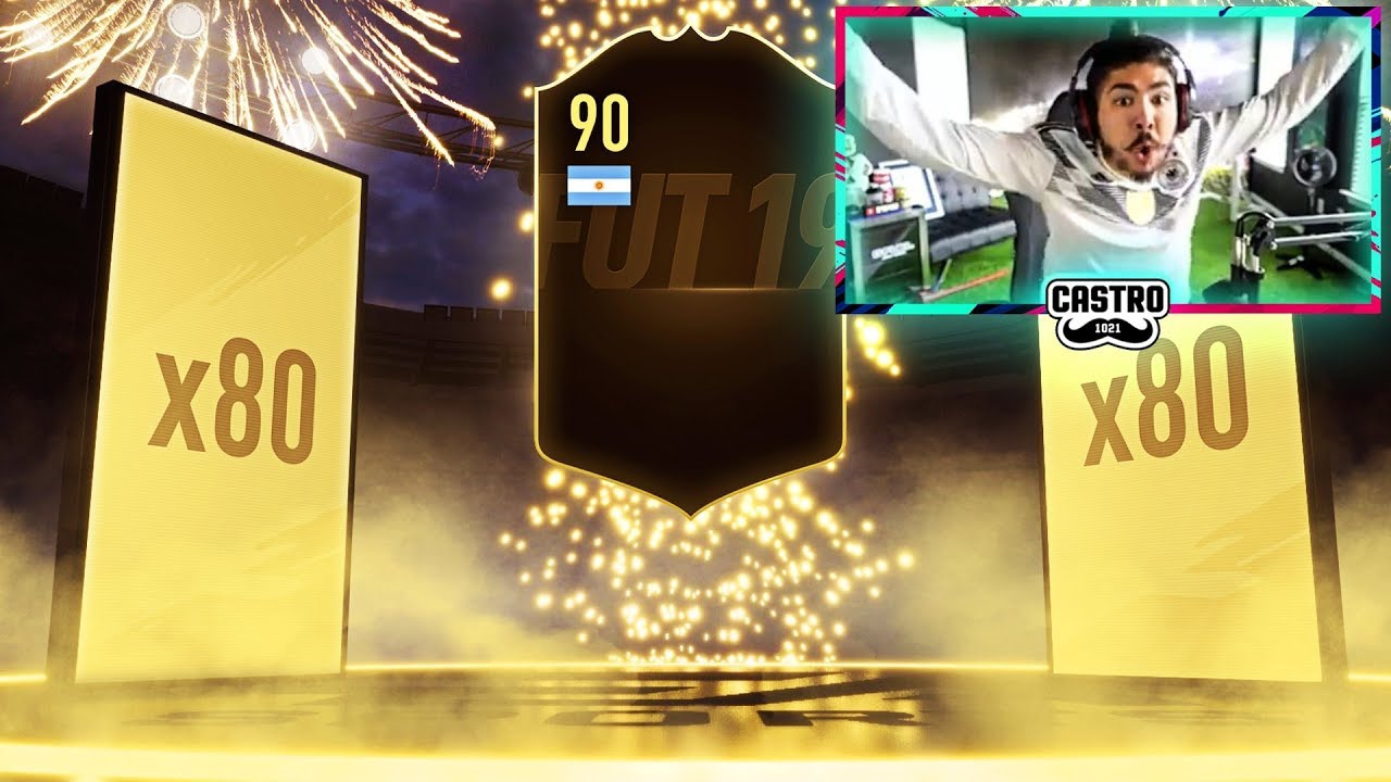 80 ПАКОВ ПО 2 ИГРОКА! ОГРОМНЫЕ WALKOUT-ИГРОКИ!! FIFA 19