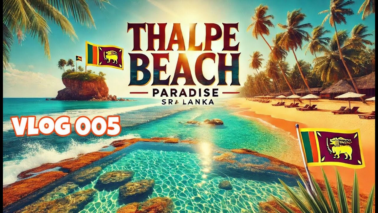 Thalpe Beach Sri Lanka |  Thalpe Beach | Thalpe Beach Natural Pool | Vlog 005 | Mini Vlog