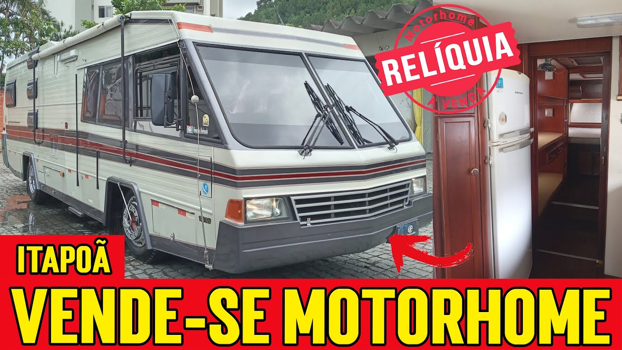 RELÍQUIA MOTORHOME ITAPOÃ Á VENDA MUITO CONSERVADO TOP DE LINHA