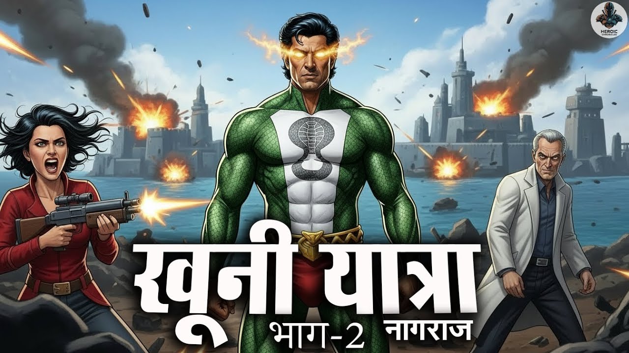 Khooni Yatra, खूनी यात्रा| Nagraj Comics Story Ep-2 |#indiansuperhero #superhero #nagraj #rajcomics