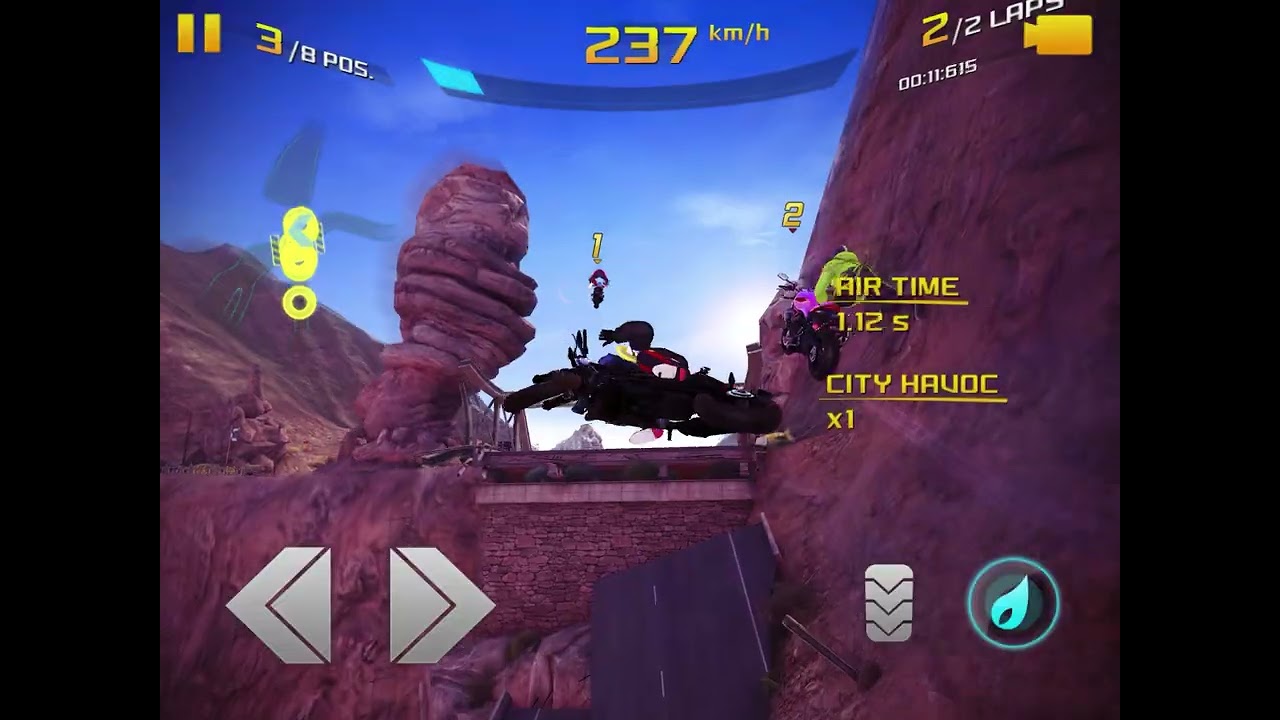 Asphalt 8 Season 9.1 — Moto Blitz — Sky Drop — Laps 2 — Classic