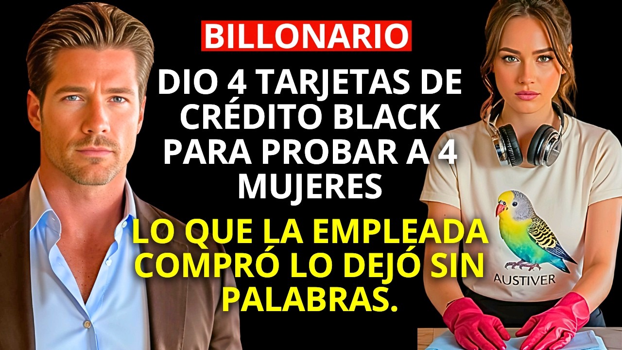 BILLONARIO dio 4 TARJETAS de CRÉDITO BLACK para probar a 4 MUJERES – lo que la EMPLEADA compró lo de