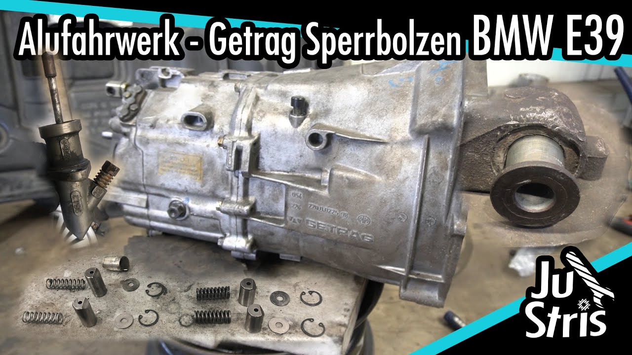 BMW E39 Sperrbolzen Getrag Getriebe/Kupplungsdrossel/Alufahrwerke - Schrauben am 5er-JuStris Garage
