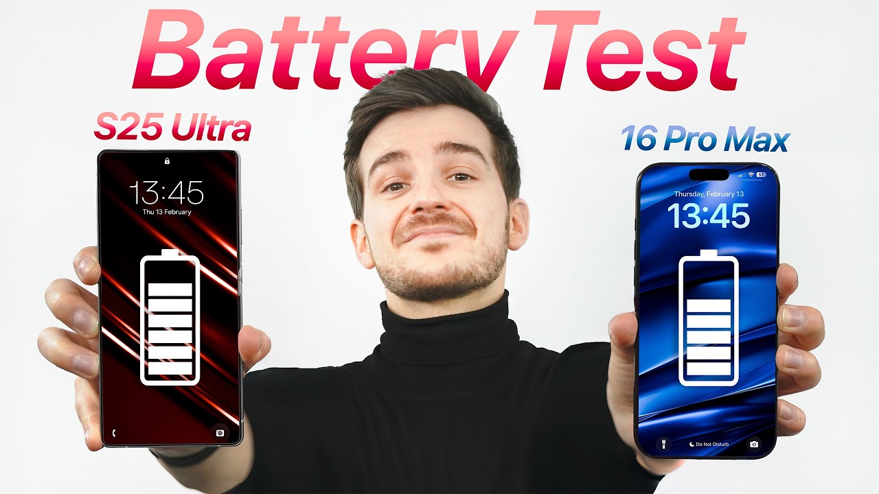 S25 Ultra vs iPhone 16 Pro Max - Real-World Battery Test!