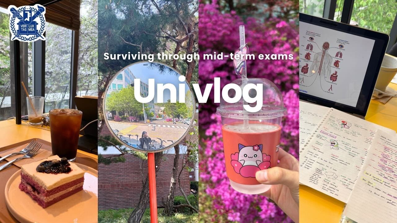 Surviving SNU Midterms: Cafe Study, Running Prep & Real Uni Life Vlog ☕📚
