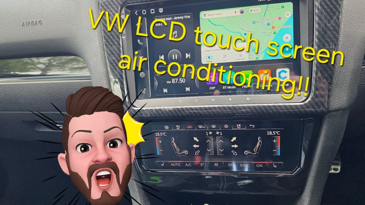 VOLKSWAGEN LCD TOUCH SCREEN AIR-CONDITIONING