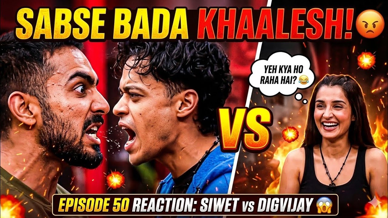 Adnan vs prince big fight || Vansaj ki hui wapas entry  || The 50 reaction video 