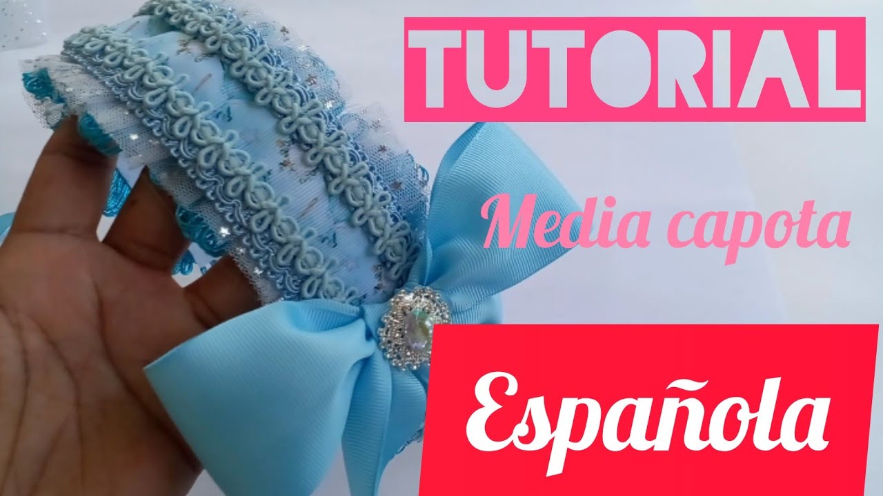 tutorial de media capota para niñas