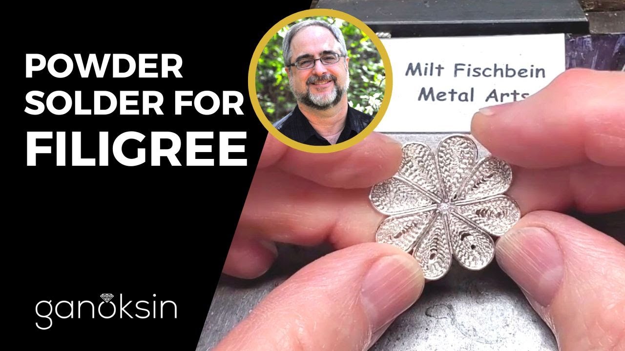 Powder Solder for Filigree |  Ganoksin [PREVIEW VIDEO]