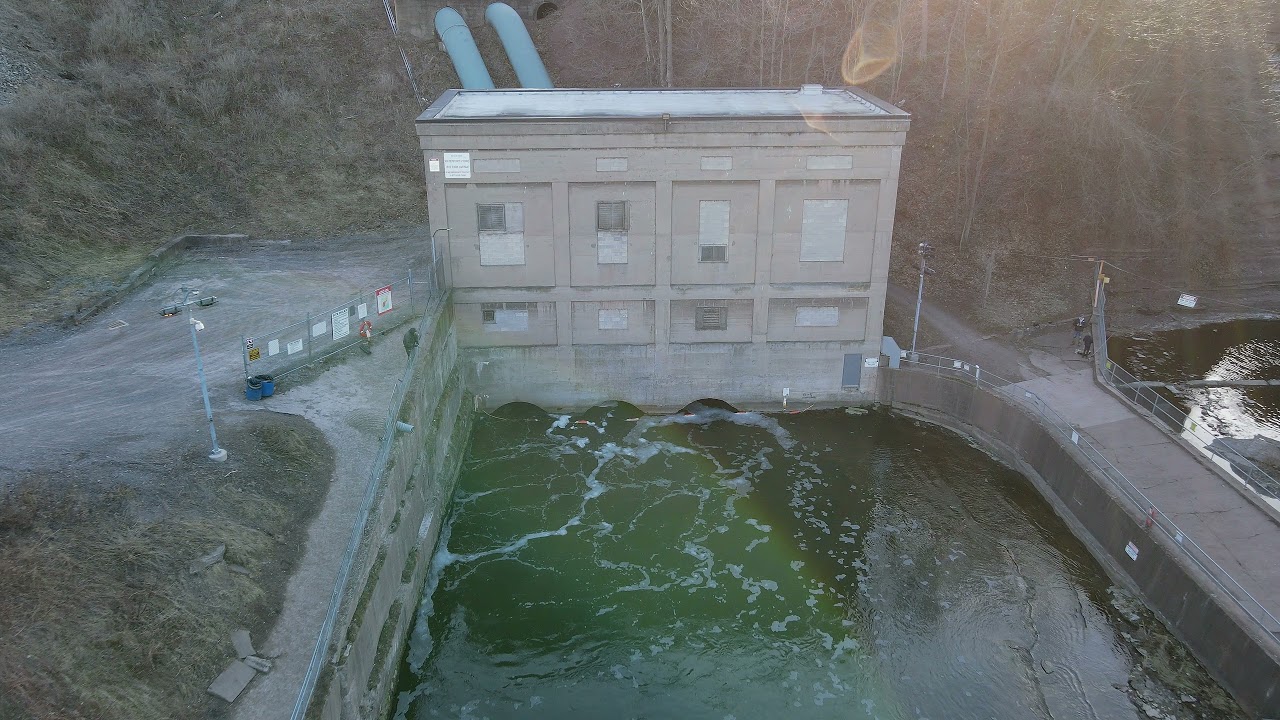 The Waterport Dam, Waterport NY.
