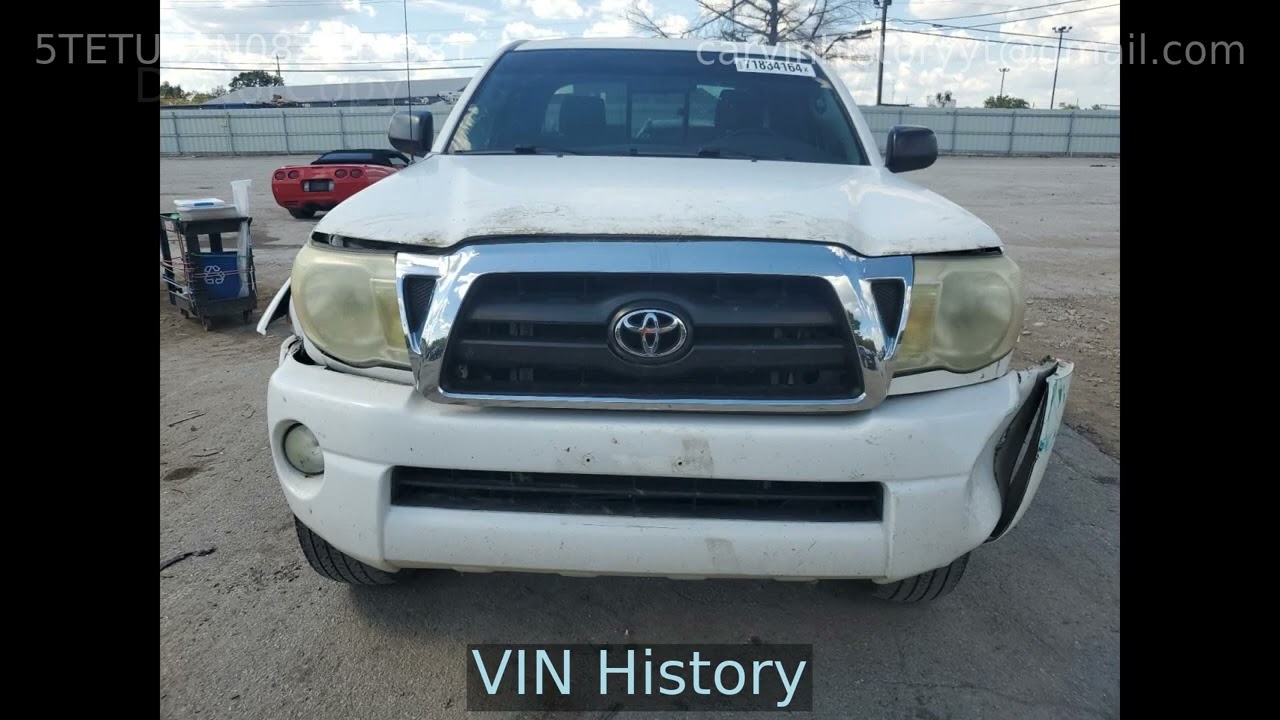 2008 TOYOTA TACOMA 5TETU62N08Z513581