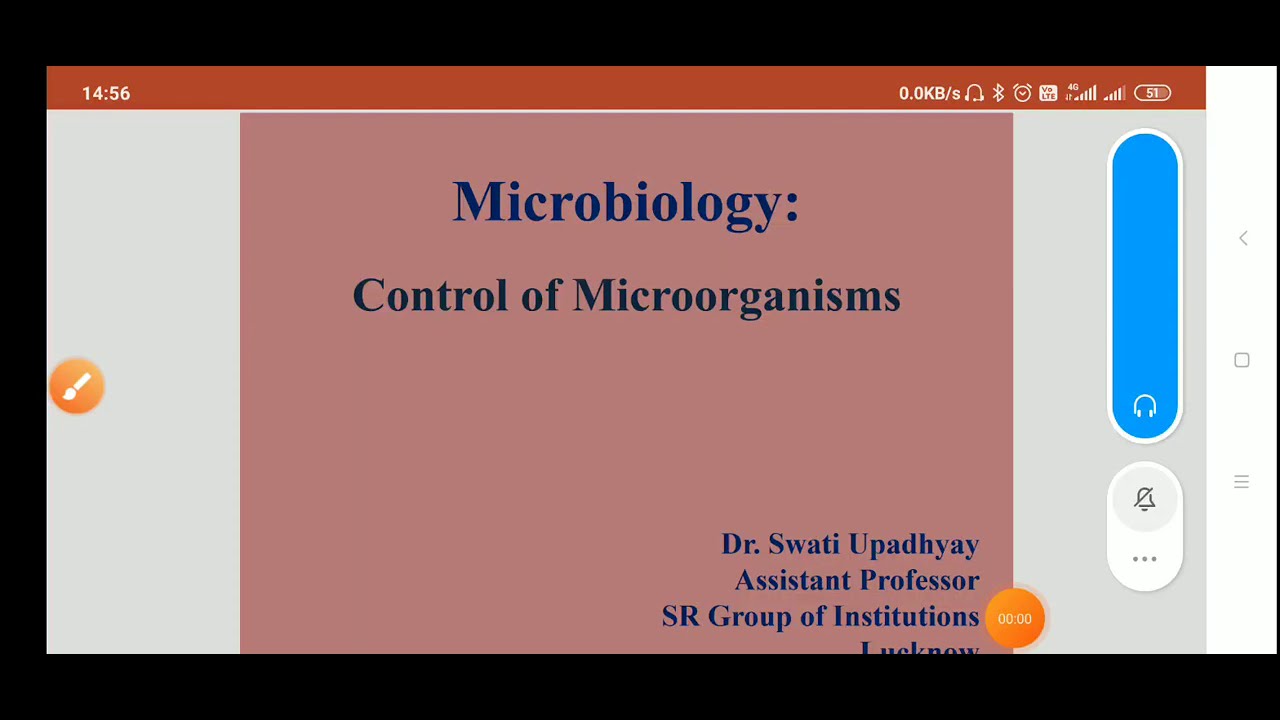 Physical method of microbial growth control